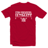 SlowGrind™️ Focused On The Ultimate Goal Tee (Red/ White)